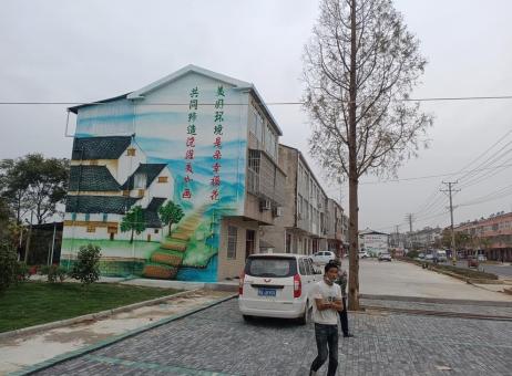 邵阳墙绘的制作流程