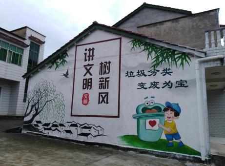 邵阳墙绘是现在流行的墙体广告