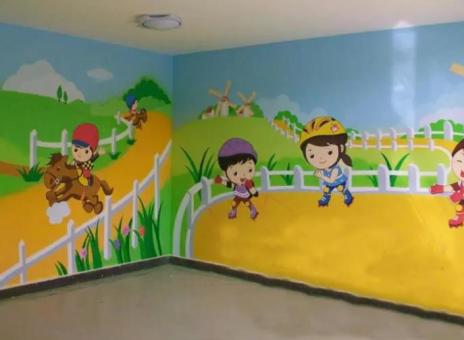 邵阳幼儿园墙体彩绘制作流程及注意事项