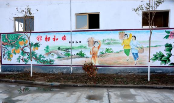 邵阳乡镇文化墙 乡风文明焕发新活力
